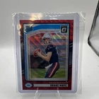 2024 Panini Donruss Rated Rookie Drake Maye #379 Optic Preview Red Wave Prizm RC