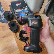Ontel Air Hawk Pro Automatic Cordless Tire Inflator Portable Air Compressor READ