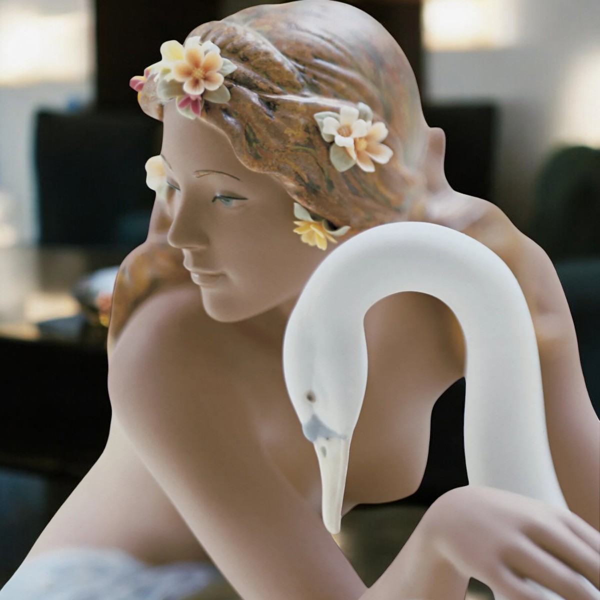 Lladro 01012444 LEDA AND THE SWAN #2444 | eBay