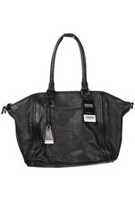 Strenesse Handtasche Damen Umhängetasche Bag Damentasche Leder Schwarz #ky599sa