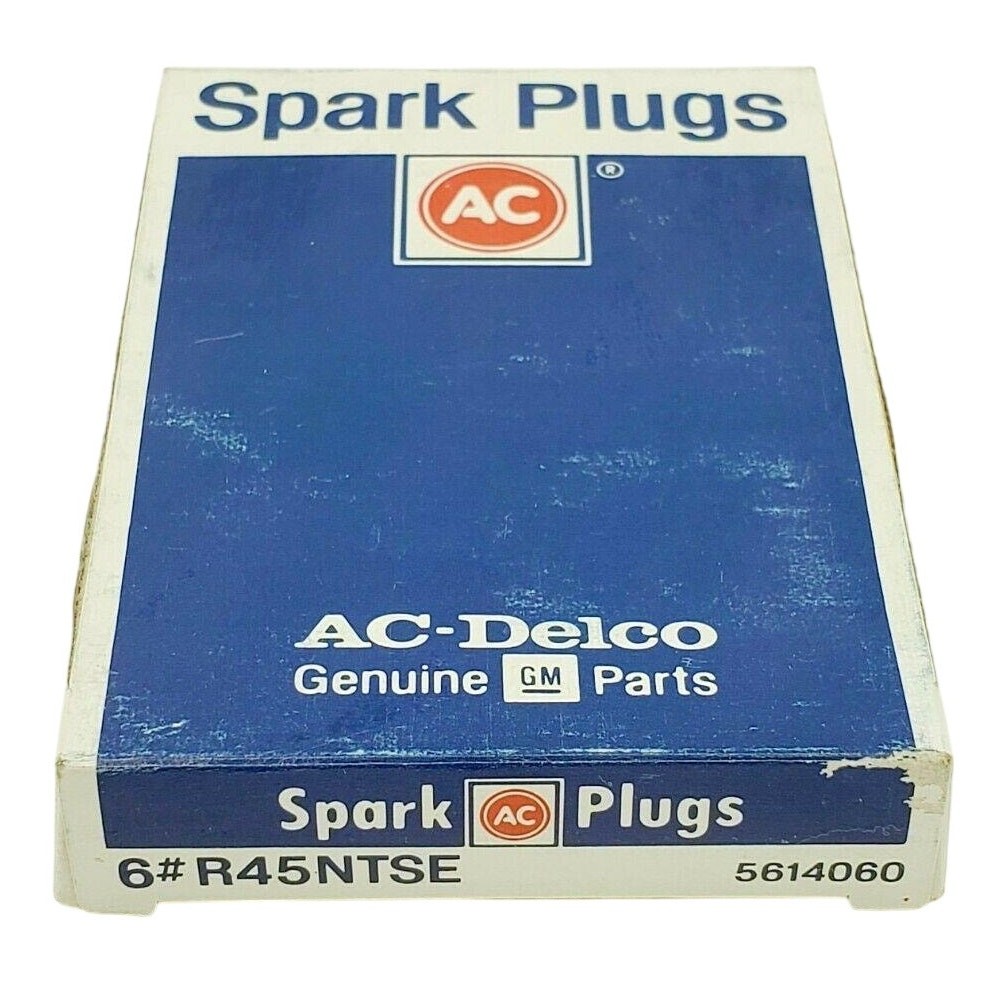 6 NEW ACDELCO R45NTSE SPARK PLUGS 5614060 Genuine GM NOS