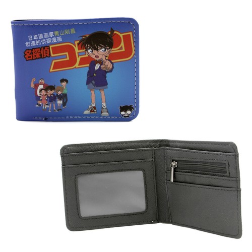 Detective Conan - Conan Edogawa 4.5" Bi-Fold Wallet NEW Meitantei Konan Billfold - Picture 2 of 2