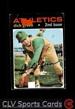 Oakland Athletics Dick Green #258 Topps Baseball Very Good