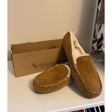Koolaburra by UGG Women's Lezly Slipper Suede Chestnut Size 12