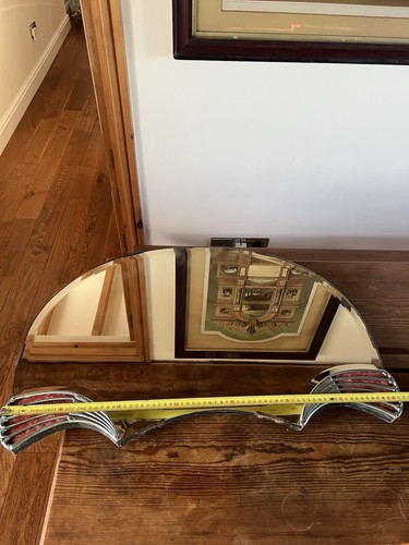 Antiker Wandspiegel Art Deco Ägyptisches Revival Wandbehang Atemberaubend Anfang 1920er. - Bild 22 von 24