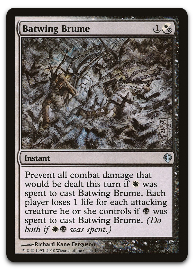 Batwing Brume #80 (NM) Archenemy ARC Magic MTG