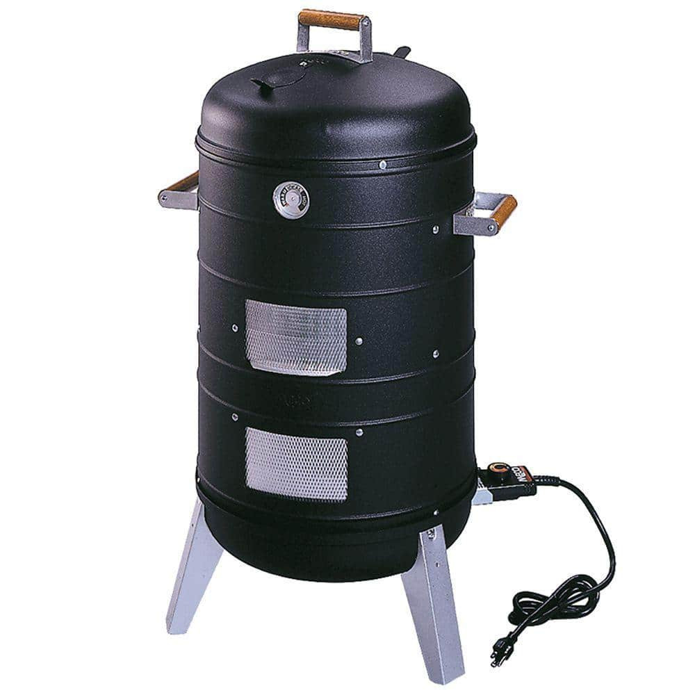 2-In-1 Electric Water Smoker Grill