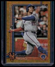2025 Topps Chrome Logofractor Edition #200 Juan Soto Gold Refractors #/50