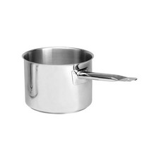 Stainless Steel Deep Saucepan 2.1L 16cm Cookware Boiling Catering Saucepan 1Pcs
