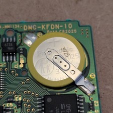 1x Panasonic CR2025 battery solder tabbed electronic games Nintendo Gameboy 