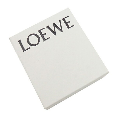 Loewe Loewe Tri-Fold Wallet Linen Leather Pink Gold Metal Fittings - Picture 14 of 14