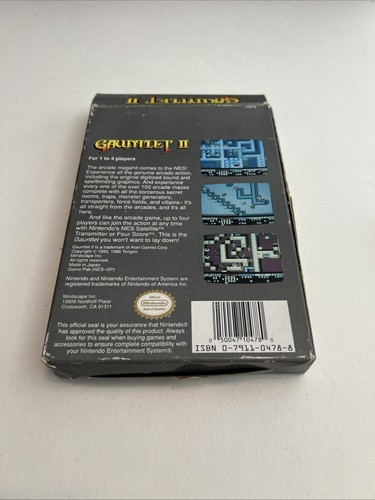 Gauntlet II (Nintendo Entertainment System NES) No Manual - Picture 7 of 10
