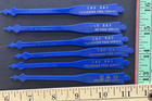 set of 6 C&O B&O railroad dining car service stirrers/swizzle sticks — photo 4