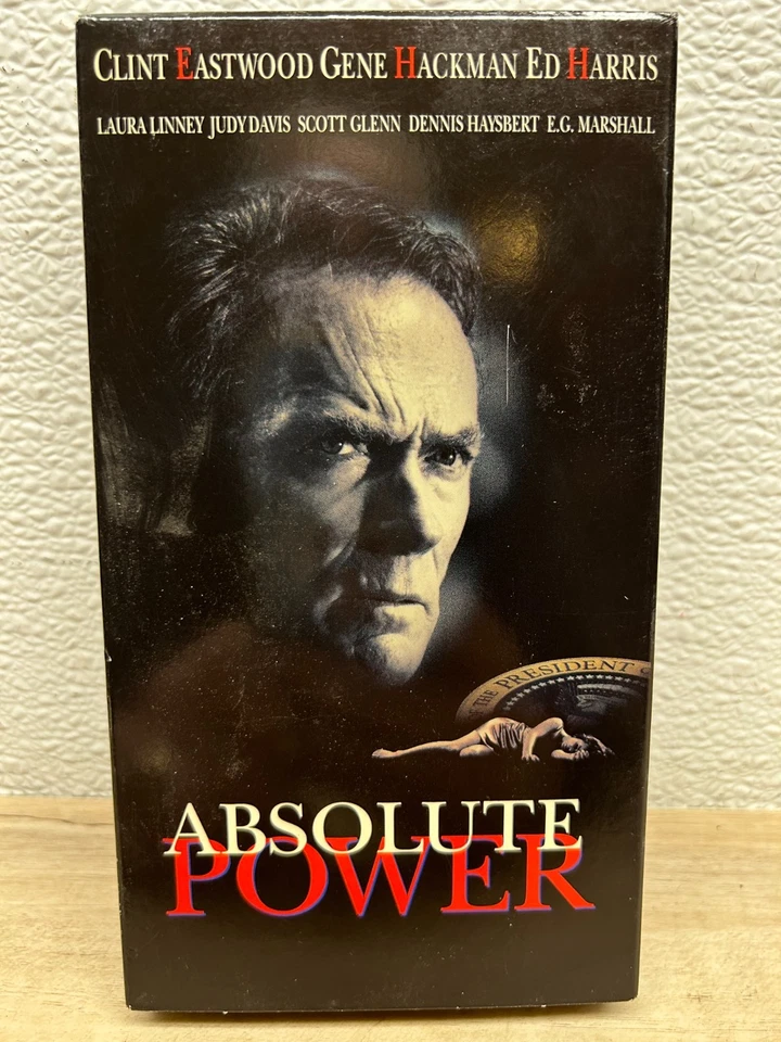 Vintage 1997 "Absolute Power" VHS Movie With Clint Eastwood Gene Hackman - Image 2 of 4