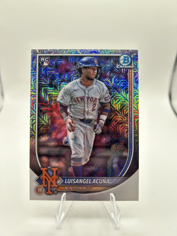 2025 Bowman Chrome Luisangel Acuna Mojo Refractor #83 - New York Mets