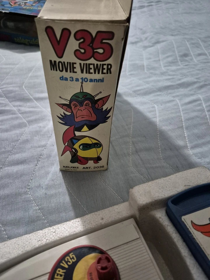 Mupi v35 Movie viewer Con Cassetta Atlas ufo robot Anni 70 - Immagine 4 di 4