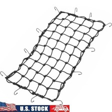 Heavy Duty Cargo Net 15x30 W/ 12 Adjustable Hooks SUVs Trucks Trailers New