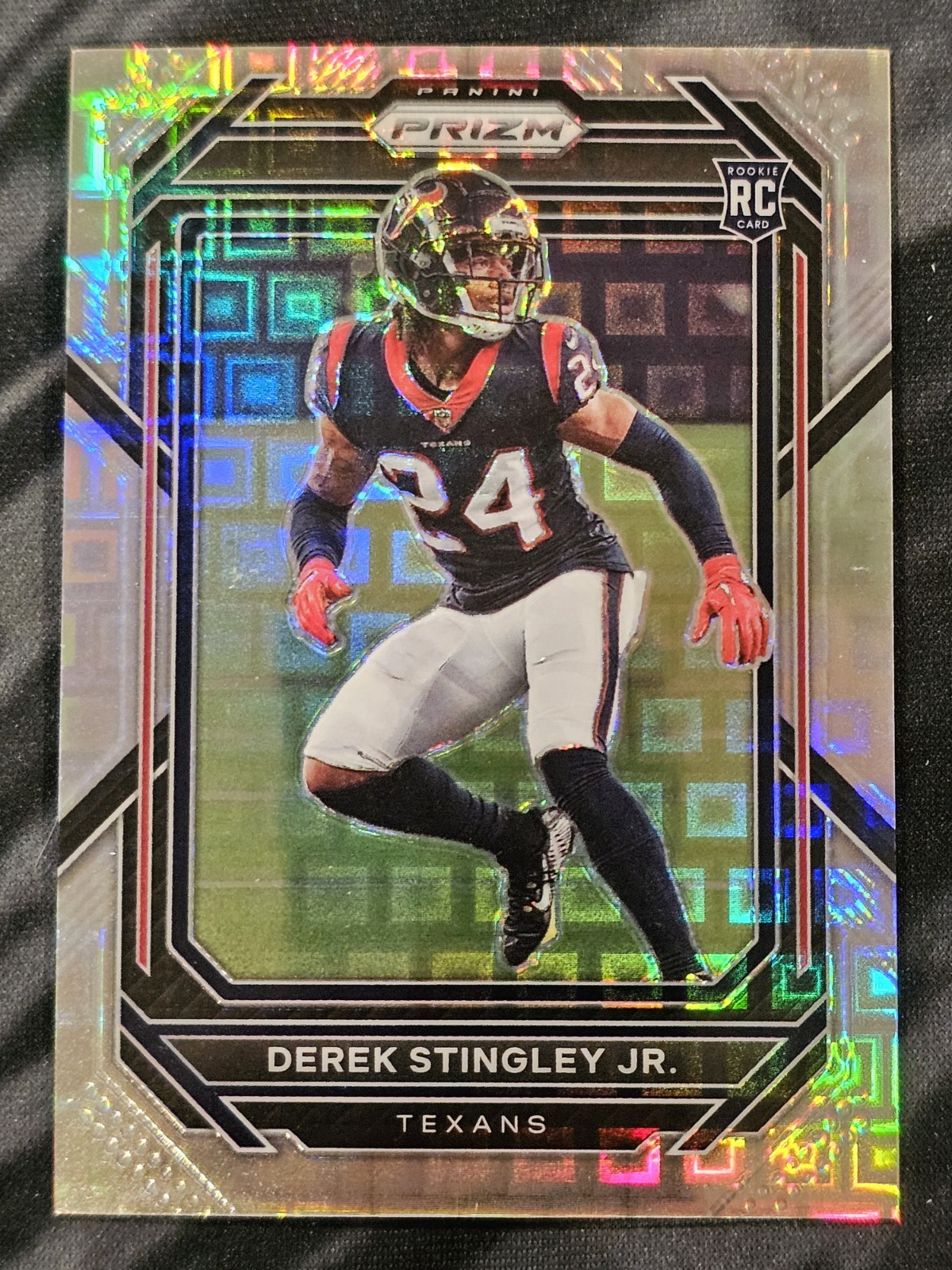 2022 Panini Prizm Pandora Premium Silver Holo /400 RC #369 Derek Stingley Jr.