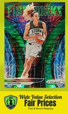 2022 Prizm WNBA Dominance Prizms Green Pulsar #/25 Breanna Stewart #15 Storm
