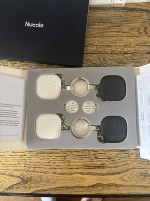 Nutale Thing Finder, 4-Pack Bluetooth Tracker Item Locator with Key Chain, NEW