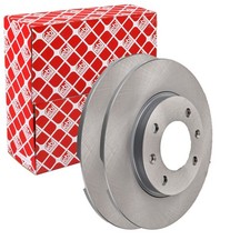 2X FEBI BREMSSCHEIBEN 247,0mm VOLL HINTEN PASSEND FÜR CITROËN SAXO XSARA ZX