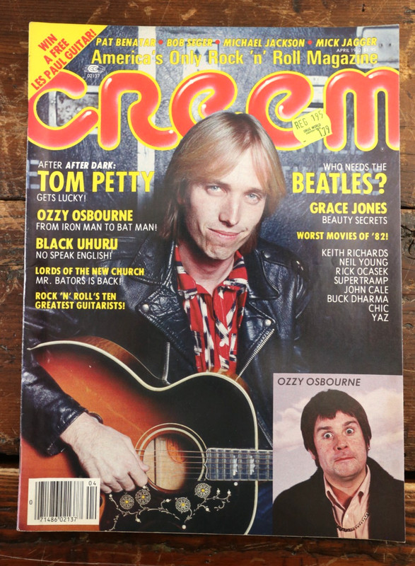 CREEM MAGAZINE VOL 14 NO 11 April 1983 TOM PETTY Ozzy Osbourne BLACK UHURU