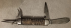 Case XX Scout Camp Knife 1920-1940 4 Blade Jigged Brown Scales USA  READ! — photo 1