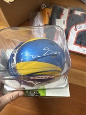Robert Woods Signed Rams Mini Helmet. Envoy Certified