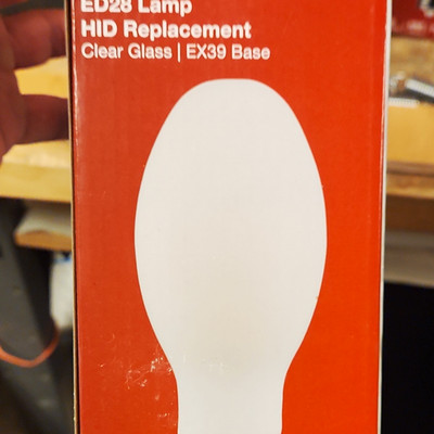 Sunlite ED28 HID Replacement Lamp Clear Glass EX39 Base 40377