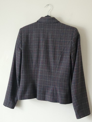 TROW MILL Tweed Jacket Pure New Wool ~ Size 8 ~ Made In Scotland - Picture 7 of 13