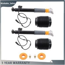 2 Pair Rear Set Shock Struts & Air Suspension Spring For Hyundai Equus 2011-2016
