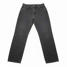 Women's BDG Urban Outfitters Mom Jeans High Rise Black Wash Denim 32x31