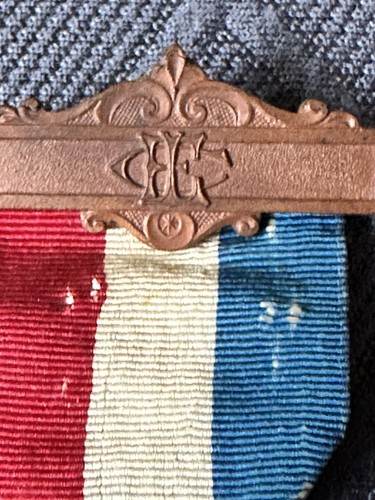 VINTAGE 1883 FRAUENHILFSKORPS ABZEICHEN MEDAILLE BÜRGERKRIEGSVETERANEN PATENTIERT - Bild 3 von 5