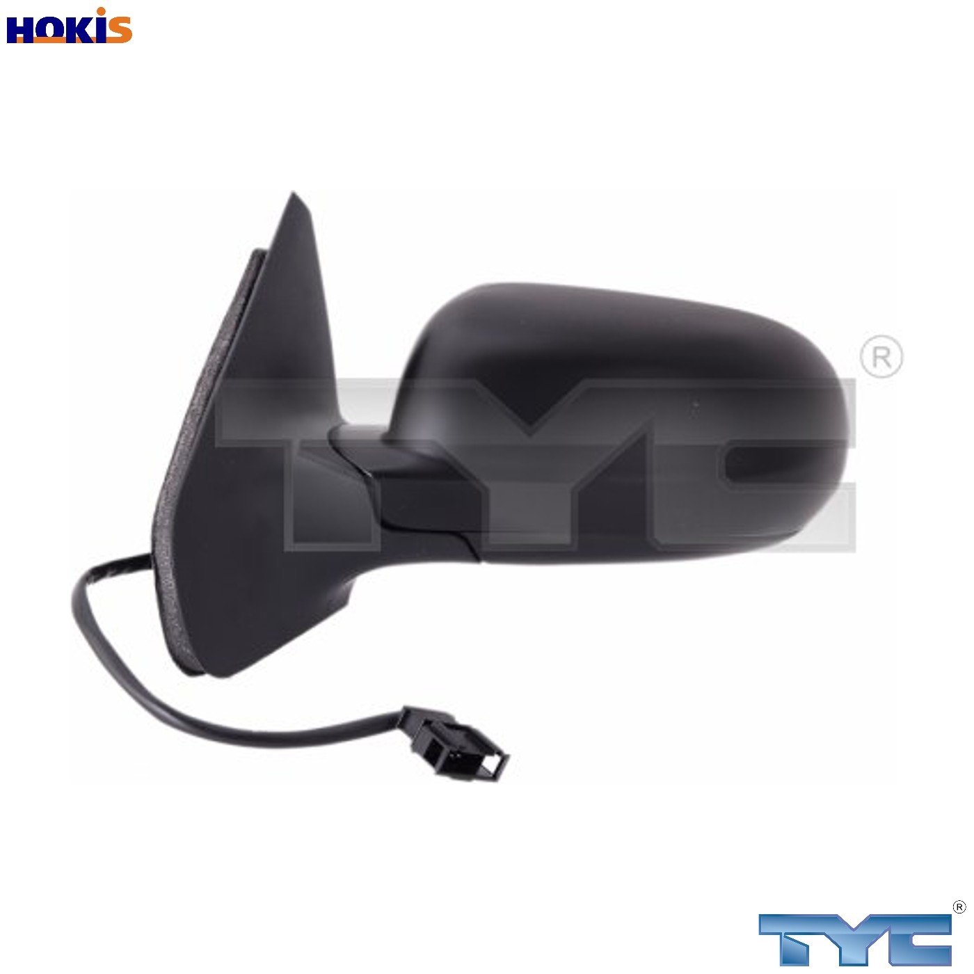 Left TYC 337-0016 Outside Mirror for VW - Image 4