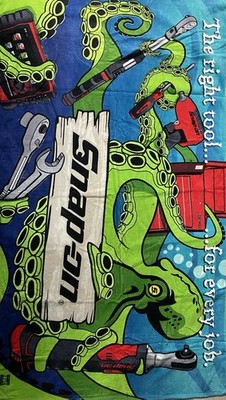 2014 Snap On Tools Promotional Beach Towel *Rare* New In Package