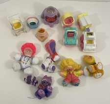 1987 Fisher-Price Smooshees Toy Lot Animals Cars Accessories Astronaut Dog