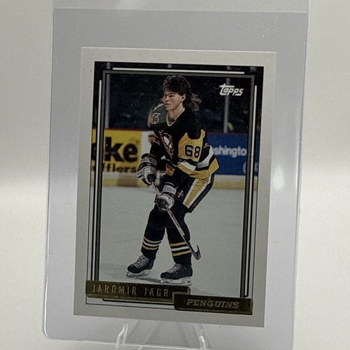 Jaromir Jagr [Gold] #24 1992 Topps card