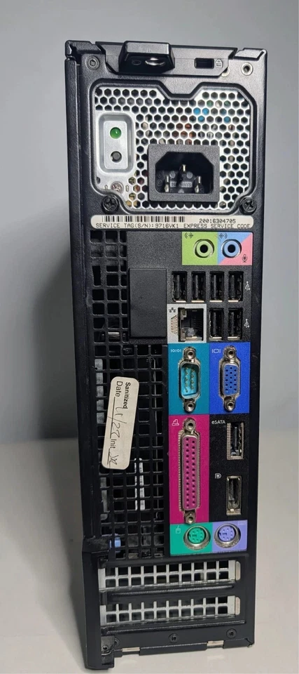 Dell Optiplex 960 Desktop PC Intel Core2 Duo 3Ghz E8400 8GB RAM, 1TB HDD, Win 10 - Image 4 of 4