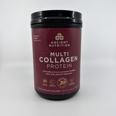 Ancient Nutrition Multi Collagen Protein 21.4oz Large Size NEW SEALED EXP 2029
