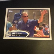 Topps 2012 Update Series George Brett SP Legend Variation Royals US37