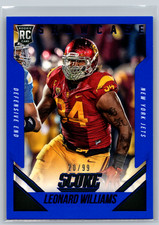 Leonard Williams 2015 Panini Score Showcase Rookie Card RC /99 #349 NY Jets. rookie card picture