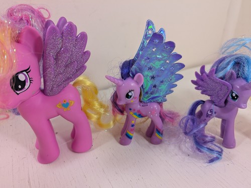 My Little Pony MLP G4 PRINCESS Luna Cadance Tinsel Twilight Sparkle Celestia lot - Picture 3 of 21