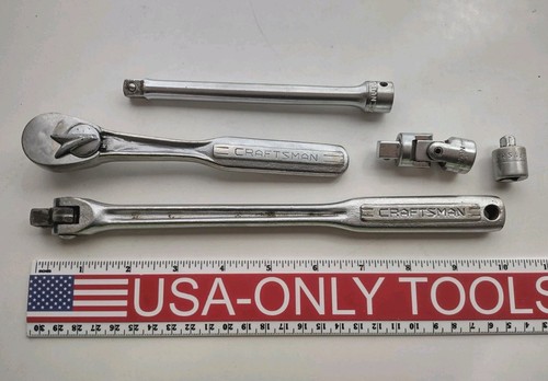 Vintage Craftsman USA 3/8" Drive Flying V Ratchet wrench W/ Oil Port =V= - Picture 1 of 6