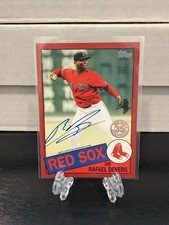 2020 Topps Update Rafael Devers 1985 Autograph AUTO 85A-RD 12/25 Red Parallel
