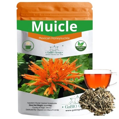 Muicle Mexican Honeysuckle Hierba tea 2 oz 100 % natural ,Gabio Green 2 