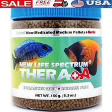 Natural Fish Food Pellets Seafood Flavor Stress Relief Nutrients All Life Stages