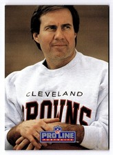 1991 Pro Line Portraits #115 Bill Belichick Rookie RC Browns Jets Patriots UNC