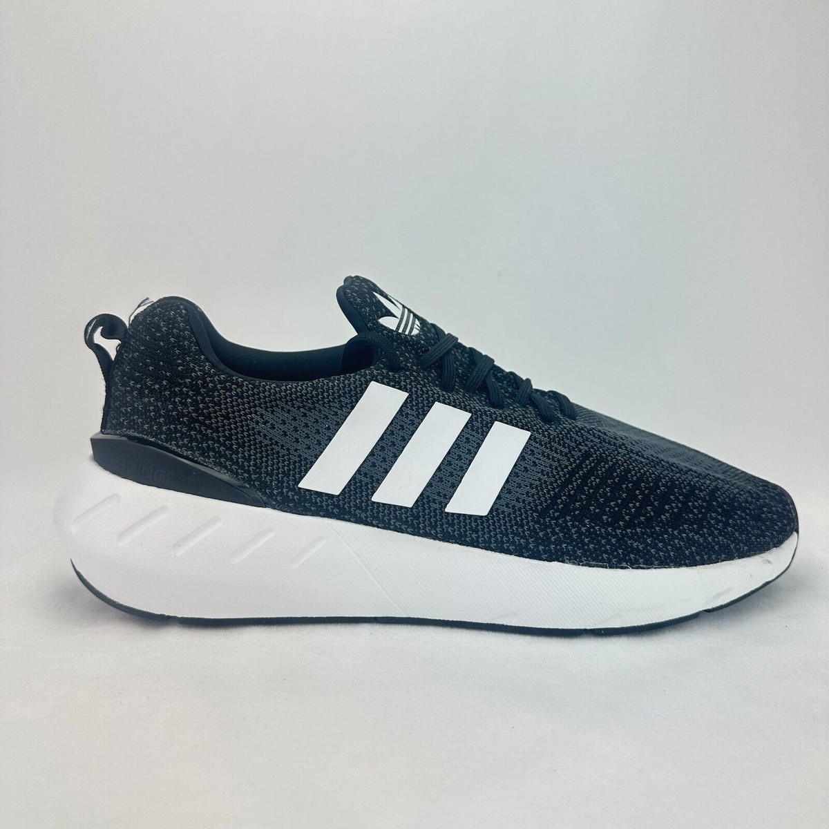 Size 9.5 Mens adidas Swift Run 22 Black Grey Male Sneakers  display picture 1