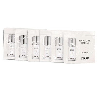 6× DIOR Capture Totale Le Serum Single Use Sample Packets 0.03oz/1ml ea=6mlTotal