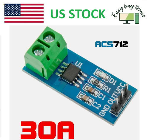 4PCS ACS712 30A Current Sensor Current Detect Range Module Arduino New Design - Picture 1 of 2